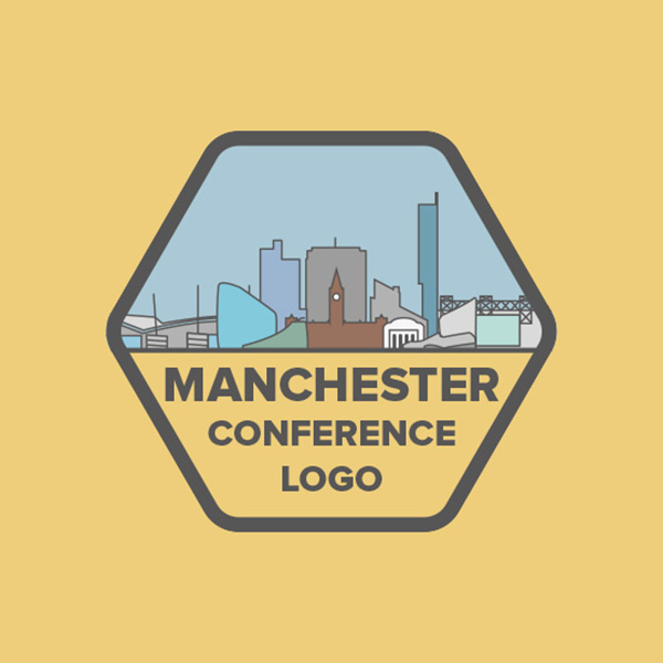 Manchester Conference logo design for sale
